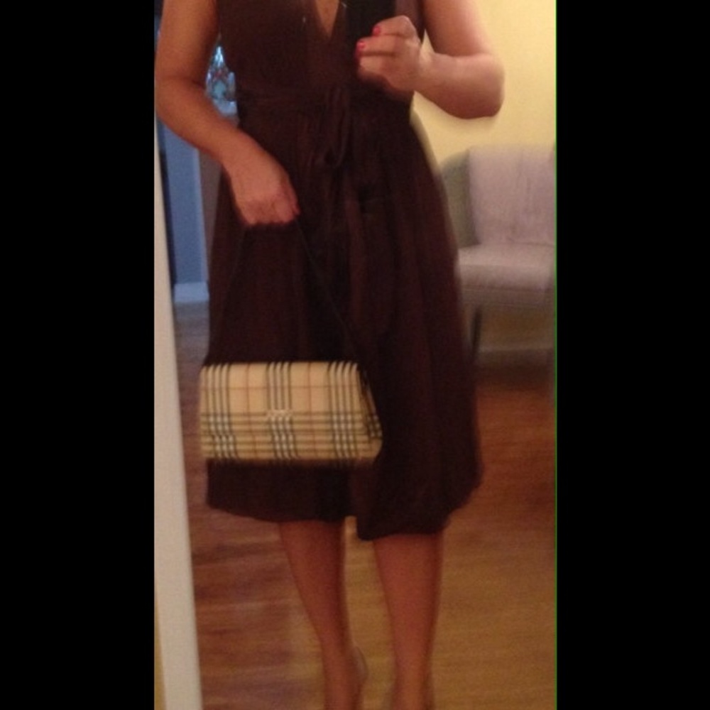 Dress 7 , shoes 7 and purse